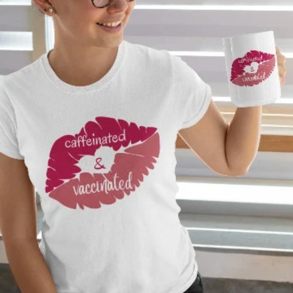 Woman's Covid 19 Coffee Lovers Quality Cotton Apparel